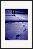 The Unwritten Path, fine art photography by ClaraXenia. Framed print 40x60 cm / 16x24″ Black frame 69