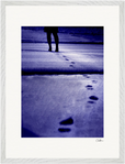 The Unwritten Path Framed print 45x60 cm / 18x24″ White frame 15
