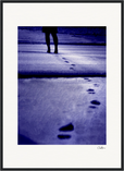The Unwritten Path, fine art photography by ClaraXenia. Framed print 50x70 cm / 20x28″ Black frame 71