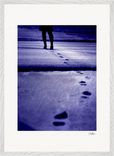 The Unwritten Path Framed print 50x70 cm / 20x28″ White frame 16