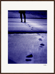 The Unwritten Path, kunstfotografi af ClaraXenia. Indrammet plakat 60x80 cm / 24x32″ mørk træramme 54