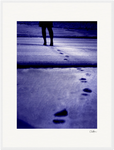 The Unwritten Path Framed print 60x80 cm / 24x32″ White frame 18