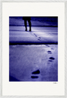 The Unwritten Path Framed print 60x90 cm / 24x36″ White frame 18