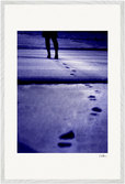 The Unwritten Path Framed print 60x90 cm / 24x36″ White frame 18