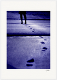 The Unwritten Path Framed print 70x100 cm / 28x40″ White frame 20