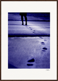 The Unwritten Path, fine art photography by ClaraXenia. Framed print A1 (59.4 x 84.1 cm) Dark wood frame 56
