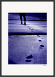 The Unwritten Path, fine art photography by ClaraXenia. Framed print A2 (42 x 59.4 cm) Black frame 76