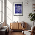 The Unwritten Path Framed print 60x90 cm / 24x36″ Black frame in interior
