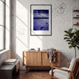 The Unwritten Path Framed print 60x90 cm / 24x36″ Black frame in interior