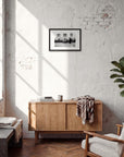 The Urban Matrix Framed print 30x45 cm / 12x18″ Black frame in interior