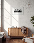 The Urban Matrix Framed print 40x60 cm / 16x24″ White frame in interior