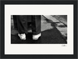 This is Where He Stood Framed print 13x18 cm / 5x7″ Black frame 45
