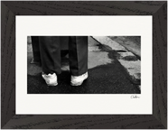 This is Where He Stood Framed print 13x18 cm / 5x7″ Black frame 30