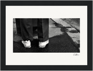 This is Where He Stood Framed print 13x18 cm / 5x7″ Black frame 45