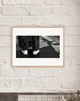 This is Where He Stood Framed print 13x18 cm / 5x7″ White frame 2