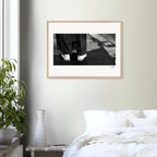 This is Where He Stood Framed print 13x18 cm / 5x7″ White frame 4