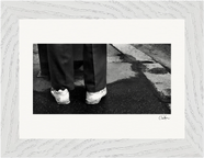 This is Where He Stood Framed print 13x18 cm / 5x7″ White frame 6
