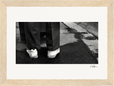 This is Where He Stood Framed print 13x18 cm / 5x7″ Wood frame 19