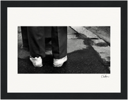 This is Where He Stood Framed print 15x20 cm / 6x8″ Black frame 46