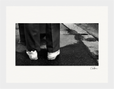 This is Where He Stood Framed print 15x20 cm / 6x8″ White frame 7