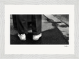 This is Where He Stood Framed print 21x29.7 cm / 8x12" White frame 9