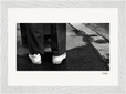 This is Where He Stood Framed print 21x29.7 cm / 8x12" White frame 9