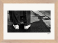 This is Where He Stood Framed print 21x29.7 cm / 8x12" Wood frame 21
