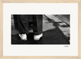 This is Where He Stood Framed print 21x29.7 cm / 8x12" Wood frame 21