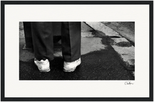This is Where He Stood Framed print 28x43 cm / XL (11x17″) Black frame 48