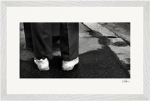 This is Where He Stood Framed print 28x43 cm / XL (11x17″) White frame 10