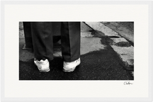 This is Where He Stood Framed print 28x43 cm / XL (11x17″) White frame 9