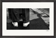 This is Where He Stood Framed print 30x45 cm / 12x18″ Black frame 35