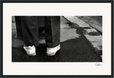 This is Where He Stood Framed print 30x45 cm / 12x18″ Black frame 50