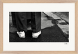 This is Where He Stood Framed print 30x45 cm / 12x18″ Wood frame 23