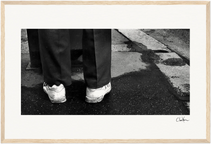 This is Where He Stood Framed print 30x45 cm / 12x18″ Wood frame 24