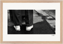 This is Where He Stood Framed print 30x45 cm / 12x18″ Wood frame 23