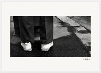 This is Where He Stood Framed print 40x60 cm / 16x24″ White frame 12