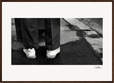 This is Where He Stood Framed print 50x70 cm / 20x28″ Dark wood frame