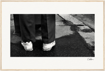 This is Where He Stood Framed print 50x70 cm / 20x28″ Wood frame 27