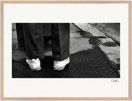 This is Where He Stood Framed print 50x70 cm / 20x28″ Wood frame 25
