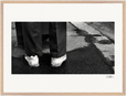 This is Where He Stood Framed print 50x70 cm / 20x28″ Wood frame 25