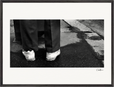 This is Where He Stood Framed print 60x80 cm / 24x32″ Black frame 39