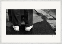 This is Where He Stood Framed print 60x80 cm / 24x32″ White frame 15
