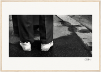 This is Where He Stood Framed print 60x80 cm / 24x32″ Wood frame 29