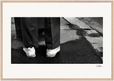 This is Where He Stood Framed print 60x80 cm / 24x32″ Wood frame 27