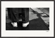 This is Where He Stood Framed print 60x90 cm / 24x36″ Black frame 40