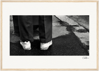 This is Where He Stood Framed print 60x90 cm / 24x36″ Wood frame 30