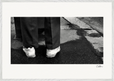 This is Where He Stood Framed print 70x100 cm / 28x40″ White frame 17