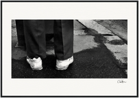 This is Where He Stood Framed print A1 (59.4 x 84.1 cm) Black frame 54