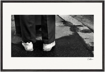 This is Where He Stood Framed print A1 (59.4 x 84.1 cm) Black frame 38